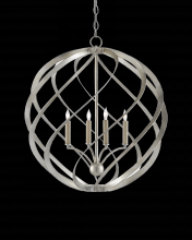  9000-0507 - Roussel Silver Orb Chandelier