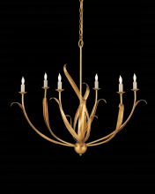  9000-0444 - Menefee Gold Chandelier