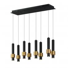  E24758-BKGLD - Reveal-Linear Pendant